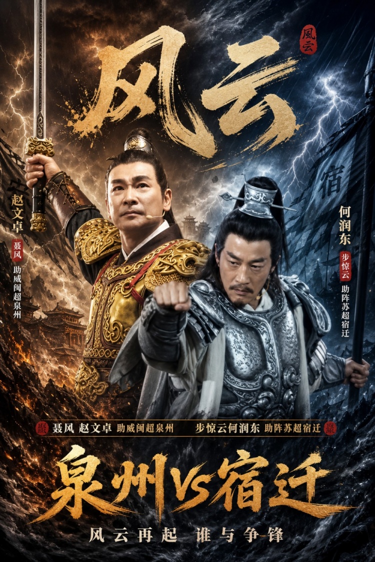 趙文卓扮鄭成功助陣閩超 何潤(rùn)東演項(xiàng)羽亮相蘇超