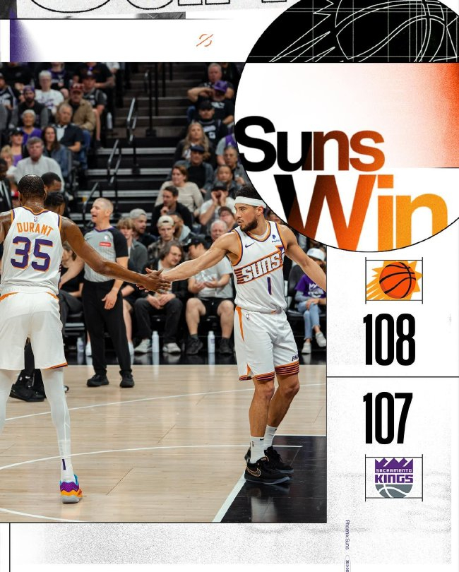 太陽1分險勝國王，湖人穩守西部第八