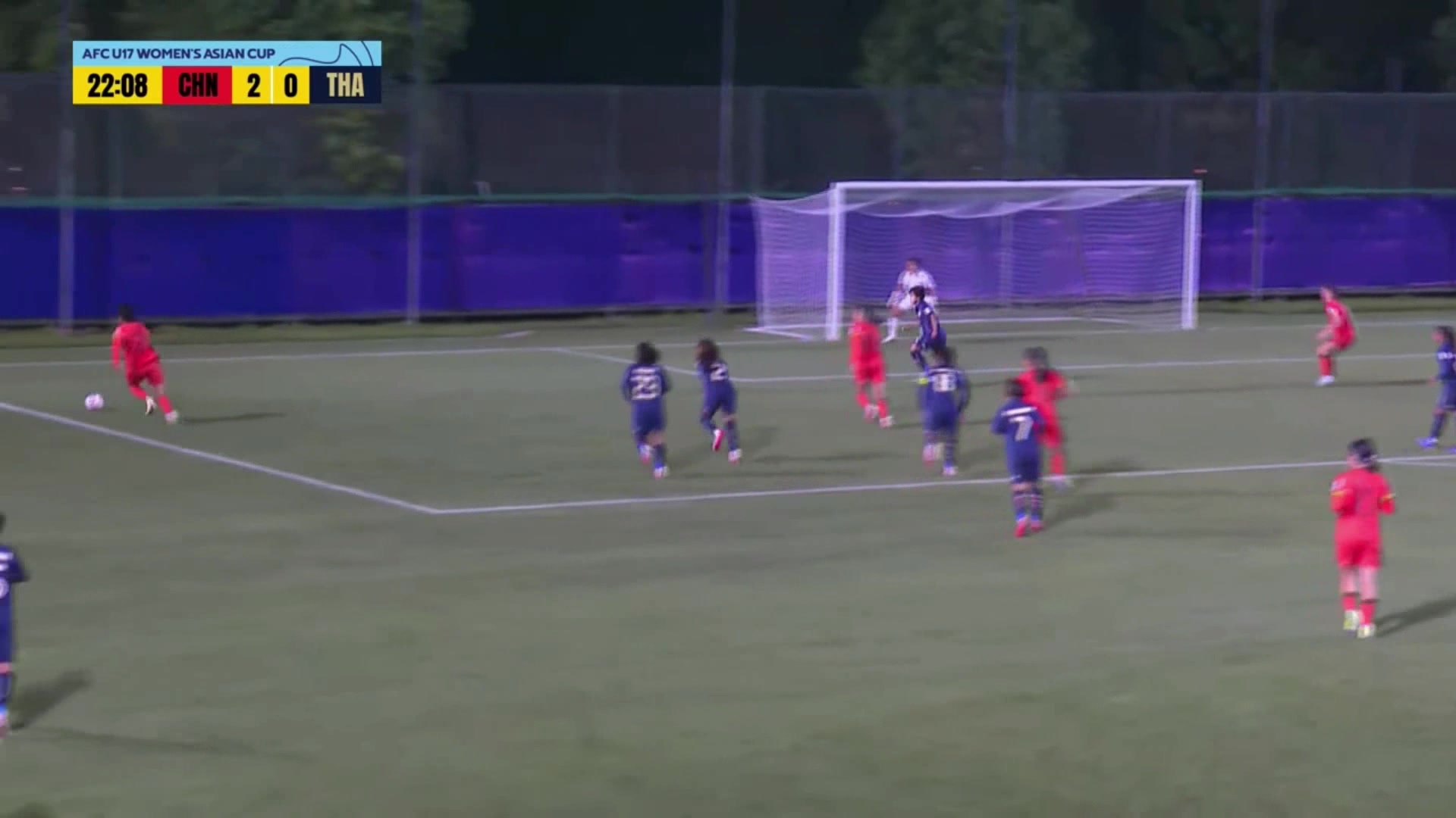 U17女足3-0領先！成宛迪門前頭球破門建功
